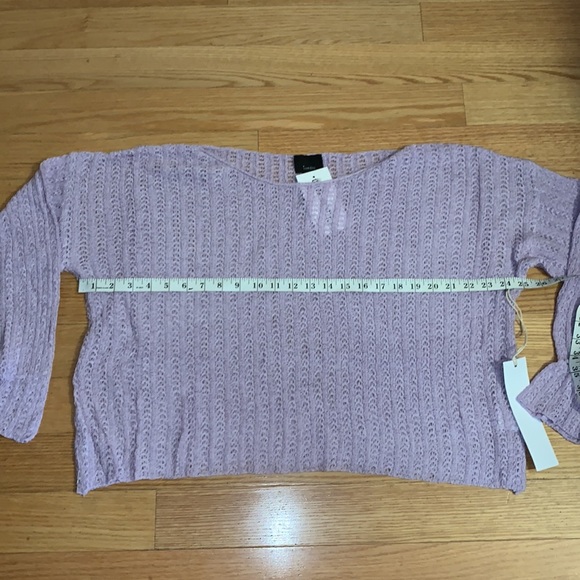 Lumiere Open Knit Sweater Medium - Picture 7 of 9